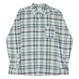 J CREW Slim Fit Shirt Blue Check Long Sleeve Mens L Hot on Sale