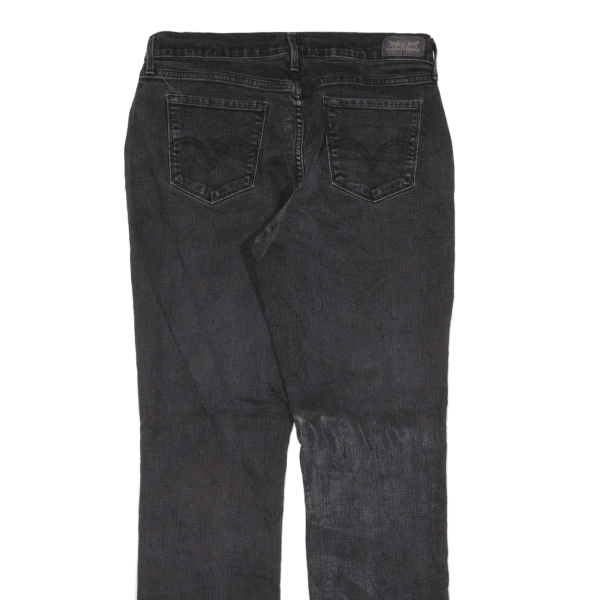 LEVI S 505 Jeans Black Denim Regular Straight Womens W30 L32 Discount