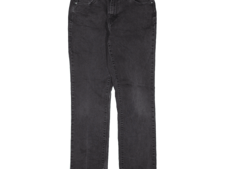 LEVI S 505 Jeans Black Denim Regular Straight Womens W30 L32 Discount