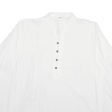 JAMINS Plain Shirt White Long Sleeve Mens M Online now