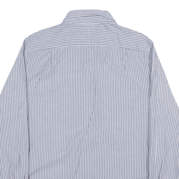 NAUTICA Shirt Blue Striped Long Sleeve Mens S For Sale