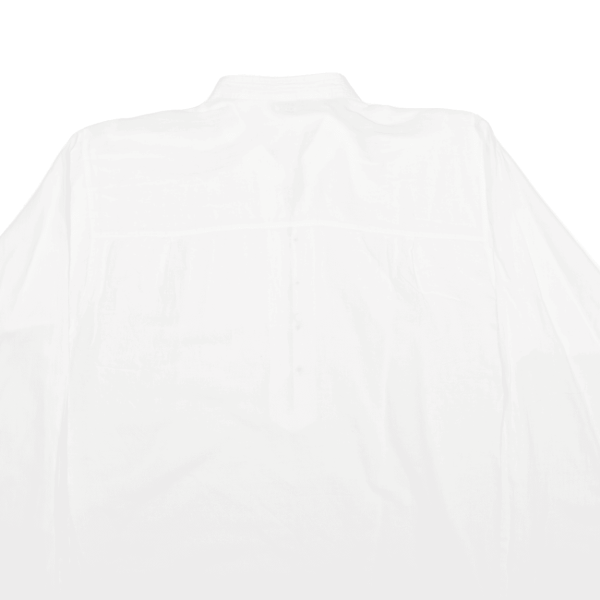 JAMINS Plain Shirt White Long Sleeve Mens M Online now