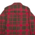 HOBBS CREEK Flannel Shirt Red Check Long Sleeve Mens M Cheap