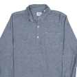 LEVI S Plain Shirt Blue Long Sleeve Mens S Supply