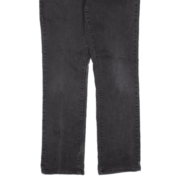 LEVI S 505 Jeans Black Denim Regular Straight Womens W30 L32 Discount