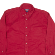 AUGUSTA SPORTSWEAR Plain Shirt Red Long Sleeve Mens L Online now