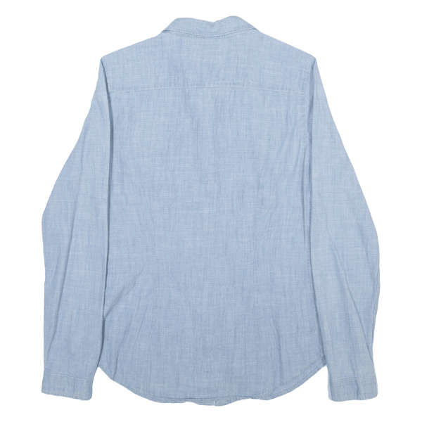 LEVI S Plain Shirt Blue Long Sleeve Womens XS Online