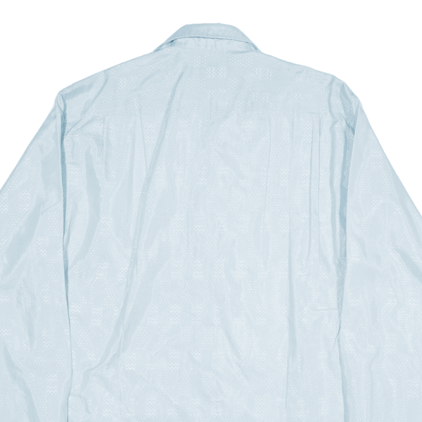 HIM Plain Shirt Blue 90s Long Sleeve Mens S Sale