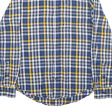 TOMMY HILFIGER Shirt Blue Check Long Sleeve Mens XS Online now