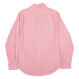 CHAPS Shirt Pink Pinstripe Long Sleeve Mens M For Sale