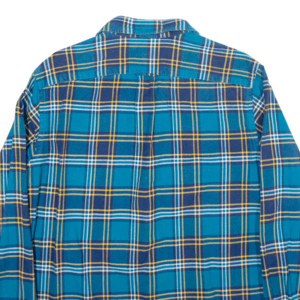 J CREW Shirt Blue Check Long Sleeve Mens M For Sale