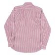 NAUTICA Shirt Red Striped Long Sleeve Mens S Sale