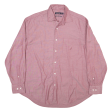 NAUTICA Plain Shirt Red Long Sleeve Mens L Online