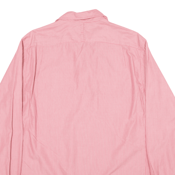 CHAPS Shirt Pink Pinstripe Long Sleeve Mens M For Sale