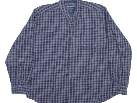 NORTHEAST OUTFITTERS Flannel Shirt Blue Check Long Sleeve Mens XL Hot on Sale