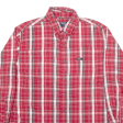 CHAPS RALPH LAUREN Flannel Shirt Red Check Long Sleeve Mens L Supply