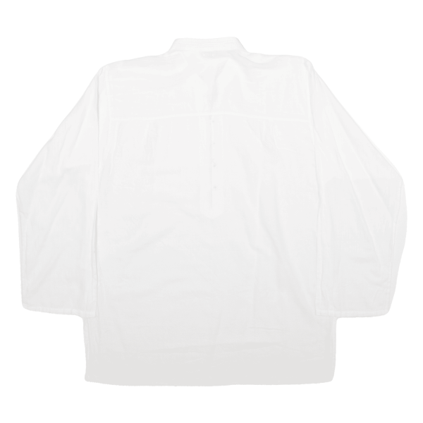 JAMINS Plain Shirt White Long Sleeve Mens M Online now