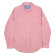 CHAPS Shirt Pink Pinstripe Long Sleeve Mens M For Sale