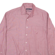 NAUTICA Plain Shirt Red Long Sleeve Mens L Online