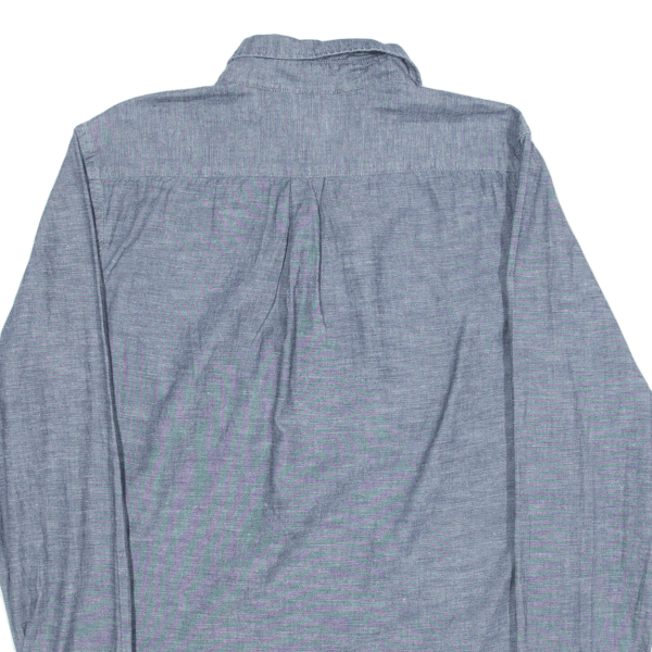 LEVI S Plain Shirt Blue Long Sleeve Mens S Supply