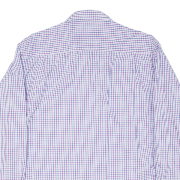 NAUTICA Shirt Purple Plaid Long Sleeve Mens XL Discount