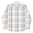 WRANGLER Shirt White Plaid Long Sleeve Mens L For Sale