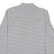 CALVIN KLEIN Slim Fit Shirt Grey Check Long Sleeve Mens L Cheap