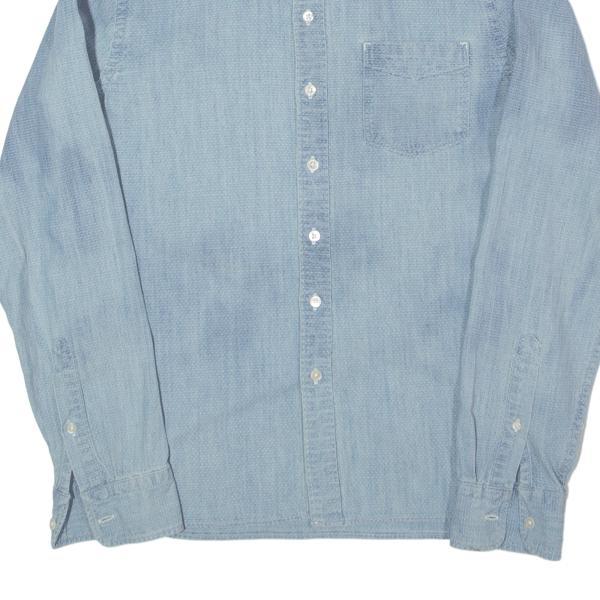 LEVI S Denim Shirt Blue Long Sleeve Mens S Online Sale