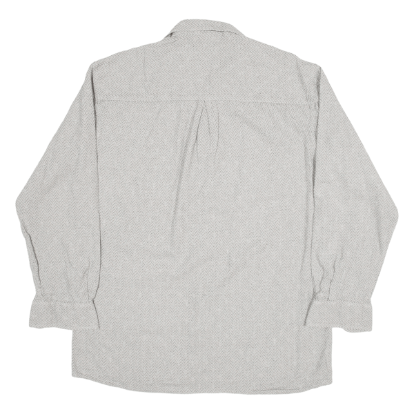 Plain Shirt Grey Long Sleeve Mens M For Discount