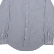 TOMMY HILFIGER Shirt Grey Pinstripe Long Sleeve Mens S For Cheap