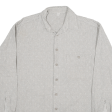 Plain Shirt Grey Long Sleeve Mens M For Discount