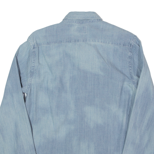 LEVI S Denim Shirt Blue Long Sleeve Mens S Online Sale