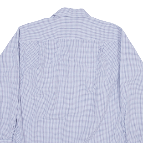 NAUTICA Shirt Blue Check Long Sleeve Mens M For Sale