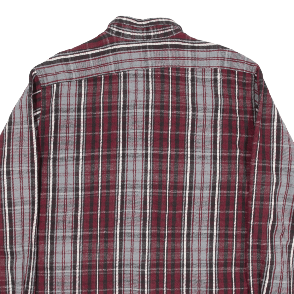 LAKE N TRAIL Flannel Shirt Red Check Long Sleeve Mens L Online Sale