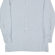 FRAPPANT Shirt Blue Check Long Sleeve Mens S on Sale