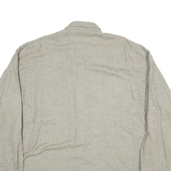 IMPERIAL Plain Shirt Grey Long Sleeve Mens XL Online Hot Sale