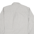 Plain Shirt Grey Long Sleeve Mens M For Discount