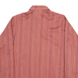 FREY Shirt Pink Striped Long Sleeve Mens M For Discount