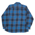 OUT BACK Shirt Beige Check Long Sleeve Mens M Discount