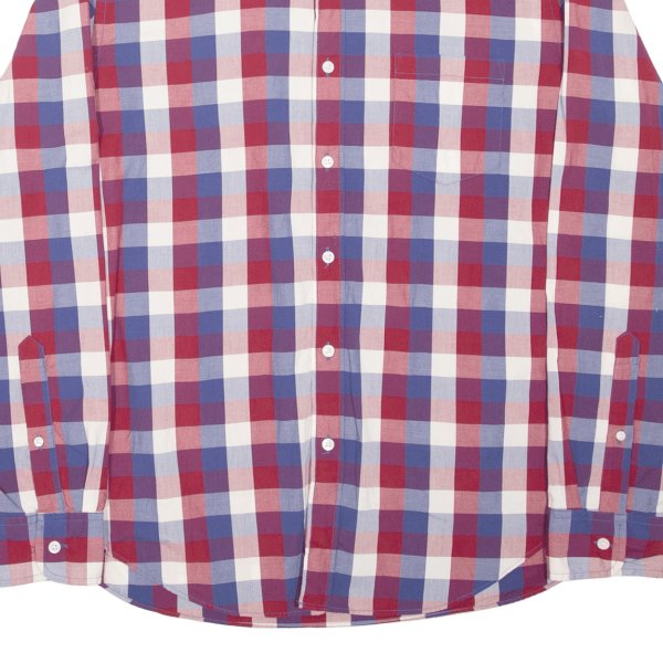 J.CREW Shirt Blue Gingham Long Sleeve Mens L Online Sale