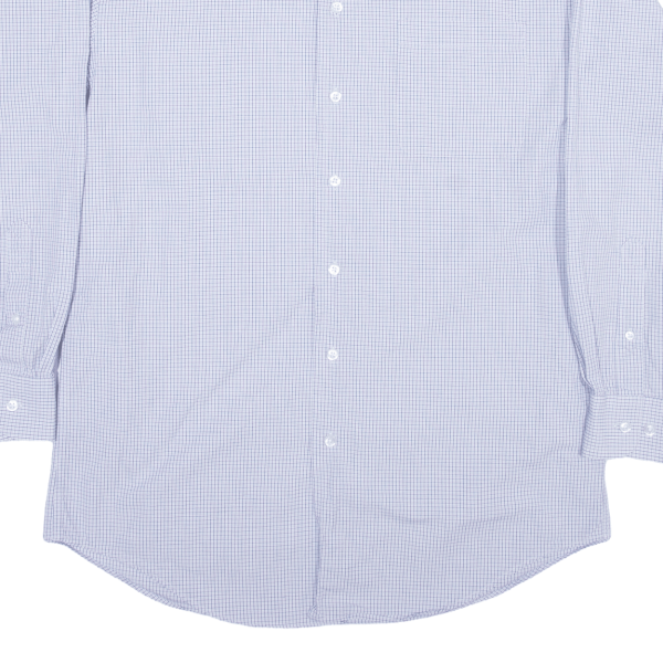 NAUTICA Shirt Blue Check Long Sleeve Mens M For Sale