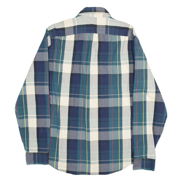 J. CREW Shirt Blue Check Long Sleeve Mens M Sale