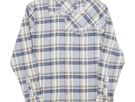 VANS Shirt Blue Check Long Sleeve Mens M Fashion