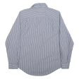 TOMMY HILFIGER Shirt Grey Pinstripe Long Sleeve Mens S For Cheap