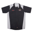 RED KAP Worker Shirt Black Colourblock Short Sleeve Mens M Fashion