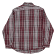 LAKE N TRAIL Flannel Shirt Red Check Long Sleeve Mens L Online Sale