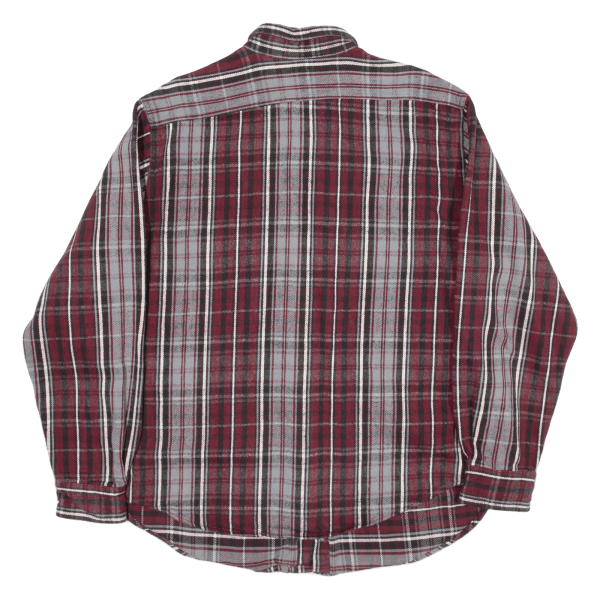 LAKE N TRAIL Flannel Shirt Red Check Long Sleeve Mens L Online Sale