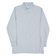 FRAPPANT Shirt Blue Check Long Sleeve Mens S on Sale