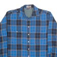 OUT BACK Shirt Beige Check Long Sleeve Mens M Discount