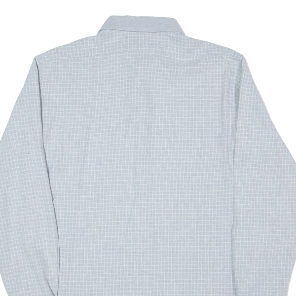 FRAPPANT Shirt Blue Check Long Sleeve Mens S on Sale